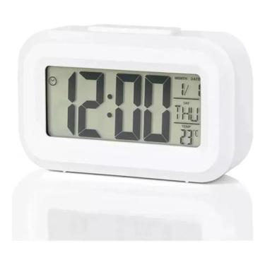 Imagem de Mini despertador relógio digital temperatura luz noturna - B-max, Bran