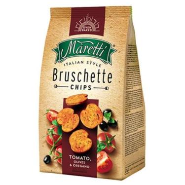 Imagem de Torradas Bruschette Chips Tomate Azeitona Maretti 85gr, 85g