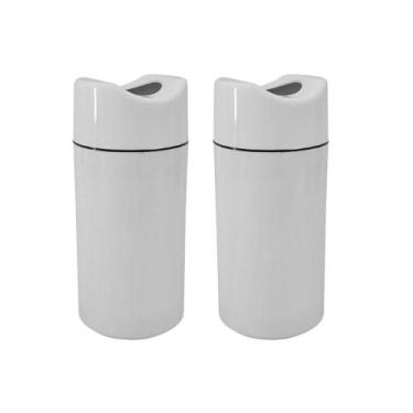 Imagem de Kit 2 Porta Garrafas Isopor De Cerveja, Térmico 600ml & 1L Para Bebida