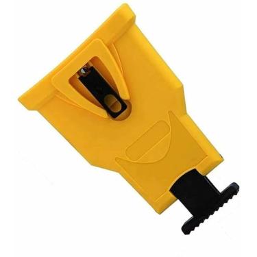 Imagem de Afiador de motosserra, afiador portátil de lâmina de motosserra, ferramentas universais de afiação rápida para barra de serra de corrente de dois furos de 14/16/18/20 polegadas