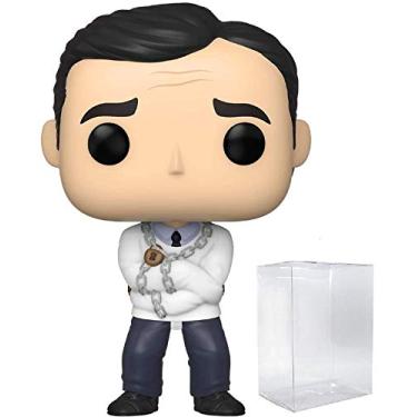 Imagem de Funko The Office - Straitjacket Michael Scott Pop Vinyl Figure (Bundled with Compatible Protector to Protect Display Box)