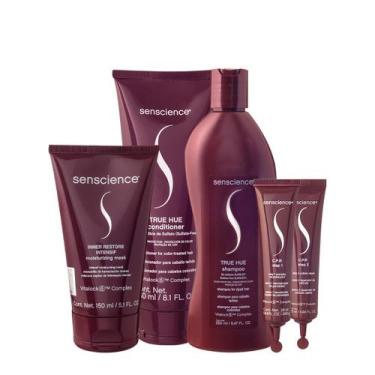 Imagem de Kit Senscience True Hue Intensif CPR Home Care Ampola (5 produtos)