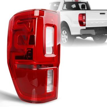 Imagem de Misakomo Luzes traseiras de LED para Ford Ranger 2019 a 2023 - Substituição do conjunto da lanterna traseira de freio para KB3Z13405G e FO2800274 - Lâmpada traseira com ponto cego (módulo não