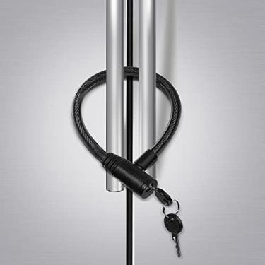 Imagem de Rofio Pacote com 2 cadeados de geladeira, trava de geladeira com chaves, trava à prova de crianças para geladeira e armário de porta francesa