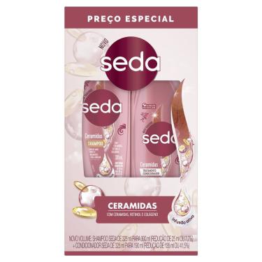 Imagem de Shampoo 300ml e Condicionador 190ml Seda Ceramidas