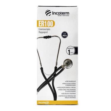 Imagem de Estetoscopio rappaport er100 black jack incoterm.
