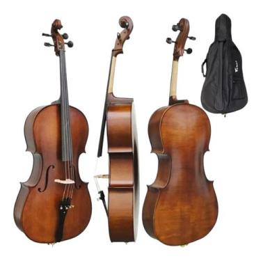 Imagem de Violoncelo Eagle Ce300 Envelhecido 4/4 Tampo Maciço Cello, CE300 4/4