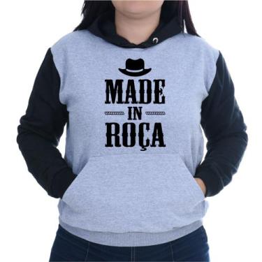 Imagem de Blusa Moletom Flanelado Canguru Feminina Made In Roça - Elite, Raglan,