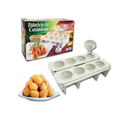 Imagem de Máquina De Fazer Salgados Coxinhas 8 Formas Kit Completo - LIG BRIN