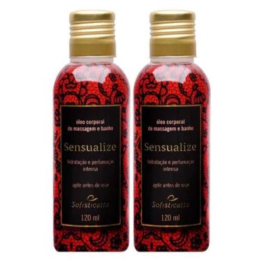 Imagem de Kit 2 Óleo Corporal Para Banho e Massagem Sensual - Sofisticatto
