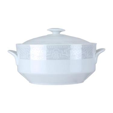 Imagem de Sopeira Arabesco 2200ml Porcelana Schmidt Luxo - Porcelanas Schmidt