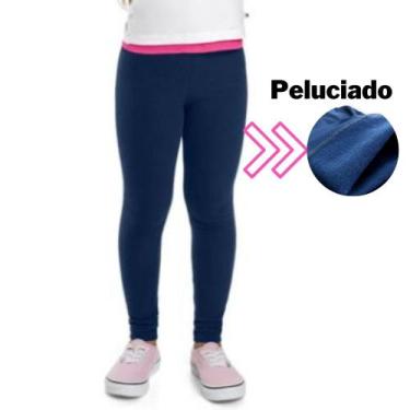 Imagem de Calça Leg Térmica Infantil Juvenil Flanelada Peluciada - Fasciniun Con