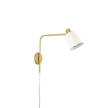 Imagem de Lustre Arandela Cúpula Cone Articulável Dourado 397 - ILUMINAMUNDO