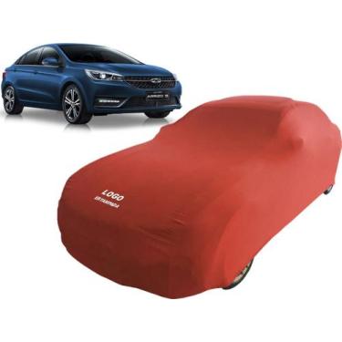 Imagem de Capa De Carro Em Tecido Para Chery Arrizo 5e - Mz, Vermelha