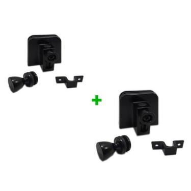 Imagem de Kit Instalação - Janela De Correr 4 Folhas de Vidro - Preto - De acord