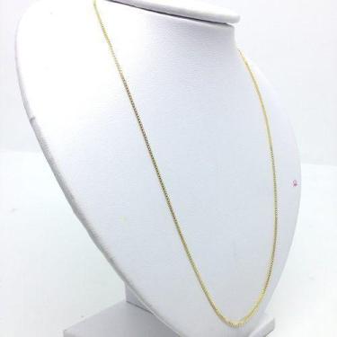 Imagem de Corrente Veneziana masculina 70cm 1.mm banhada a ouro 18k - Michester,