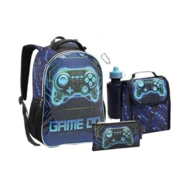 Imagem de KIT MOCHILA COSTAS 5PCS GAME ON MI42086 - Seanite