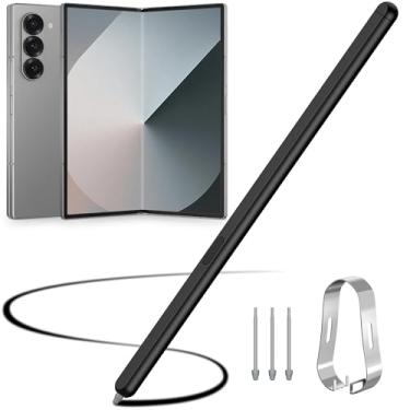 Imagem de TONGATE Para Galaxy Z Fold 6/5 Slim S Pen Fold Edition 4096 Níveis de pressão apenas para telefones Samsung Z Fold 6/5, caneta Stylus de toque Fold5/6 S, ponta de caneta de 1,5 mm, com 3 pontas e 1