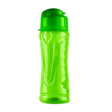 Imagem de Garrafa Squeeze Arpoador, 650 ml, Plástico, Conjunto com 2 Unidades, Rosa e Azul (Verde)