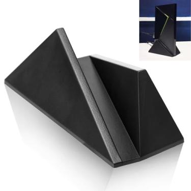 Imagem de WHMYZHL Organizador vertical compatível com Nvidia Shield Android TV (modelos Pro 2017 e 2019), composto durável para suporte de TV Nvidia Shield