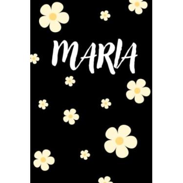 Imagem de Maria: Diario/Libreta de Notas/Cuaderno: 120 páginas 6X9¨ (15x23cm), Páginas con Rayas Horizontales en color crema