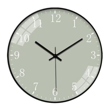Imagem de Vários tipos de relógios de parede, relógio de parede moderno para sala de estar, relógio de quartzo escandinavo silencioso, sem necessidade de fazer furos e decoração de parede