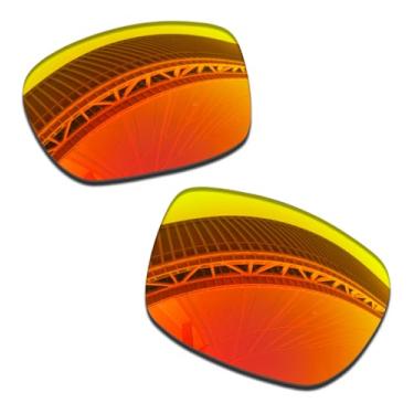 Imagem de LenzProse Lentes de reposição polarizadas de 1,5 mm para óculos de sol Oakley TwoFace OO9189/TwoFace Asian Fit OO9256, antirriscos
