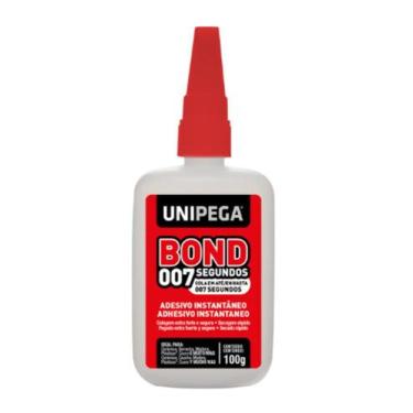 Imagem de Cola instantânea bond 007 frasco 100g unipega 