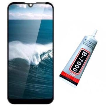 Imagem de Tela Display Lcd Touch Para Moto E6i Preto + Cola - Inova