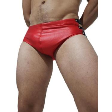 Imagem de Sunga slip 3 fechos laterais  todas as cores moda praia - AA COLLECTIO