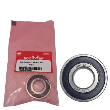 Imagem de Par Rolamentos 6204 Roda Dianteira Honda Titan 125-150-160 - NQK
