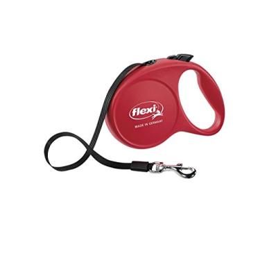 Imagem de Guia Retratil FLEXI FUN Fita P 5m - Vermelho