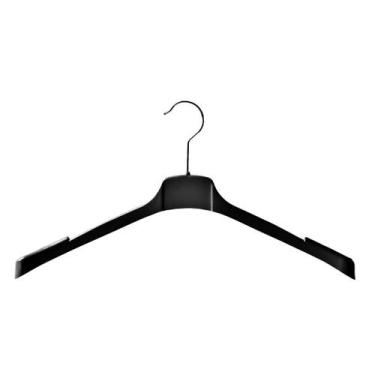 Imagem de Cabide adulto 43 cm - 1040 - IOPLAST, Preto, 100 peças