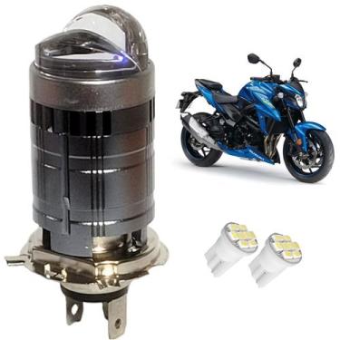 Imagem de Lâmpada de Led H4 Farol Alto e Baixo Stallion ST- M01F Moto GSX 750 20