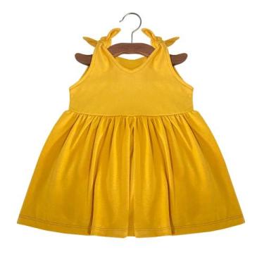 Imagem de Vestido Regata Doce Verão de Alça Regulável Nozinho Bebê Infantil Meni