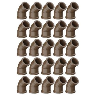 Imagem de Kit com 25 Unidades Joelho Soldável 45º 32 mm Tigre