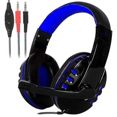 Imagem de Fone de Ouvido Headset Gamer Com Microfone LED Azul
