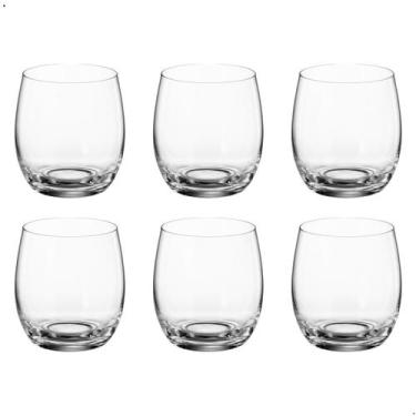 Imagem de Copo Baixo De Cristal Bohemia Para Whisky 410 ml Mergus 6 Peças - Bohe