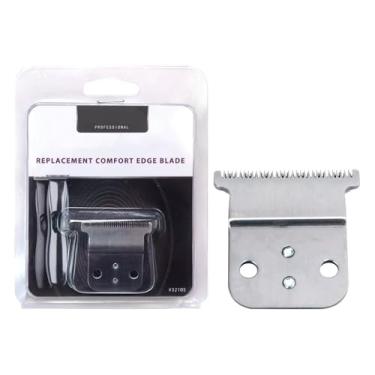 Imagem de Conjunto de lâminas T de substituição de aparador atualizado para aparador Andis Slimline Pro Li D-7/D-8, lâmina de aço carbono competitiva com D7#32655, D8#32105, #32400 (prata)