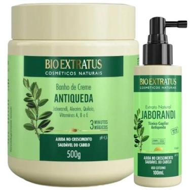 Imagem de Kit Jaborandi Controle de queda 1 Banho de creme 500ml 1 Tônico capila