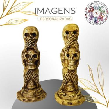 Imagem de Imagens em Gesso Estatueta Feito a Mão Personalizada - NoBrand, Totem