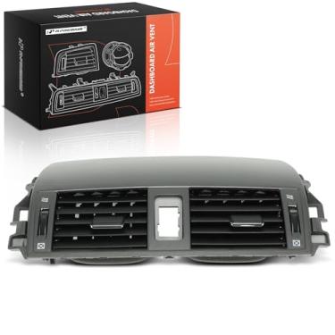Imagem de A-Premium Painel de ventilação A/C Dash compatível com Toyota Corolla 2007-2013, painel central, fosco