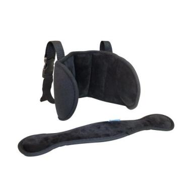 Imagem de Apoio para Cabeça Clingo Preto - Conforto e Segurança para Passeios de