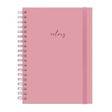 Imagem de Caderno Colegial Plus Solid Colors Rosa 12 Matérias