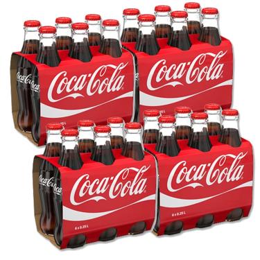 Imagem de Refrigerante Coca Cola Vidro 250Ml (48 Unidades)