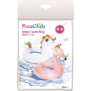 Imagem de Boia Circular Inflável Infantil Flamingo ou Unicórnio 1 Unidade Sortido - Jilong