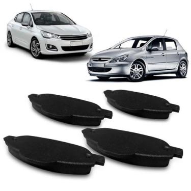 Imagem de Jogo Pastilha de Freio Dianteira C4 Lounge 308 408 1338 - METALSYSTEM