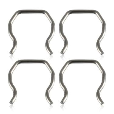 Imagem de KPALAG 4 peças clipes de conector de injetor de combustível, clipes de retenção de plugue compatíveis com Ford 6.0L Powerstroke Diesel 2003 2004 2005 2006 2007 2008 2009 2010 Substituir #: W301222