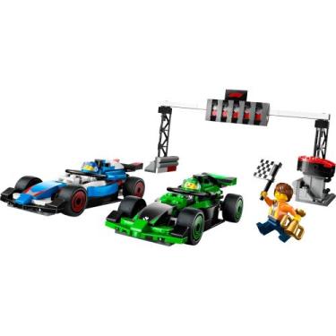 Imagem de LEGO City -  F1 Grid com carros de corrida VCARB e Sauber