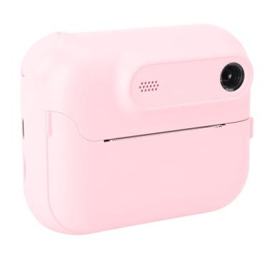 Imagem de Câmera de Impressão Instantânea para Crianças, 48MP 1080p HD 6x Zoom Kids Digital Camera para 3 4 5 6 7 8 9 10 Anos Meninos de Meninos, DIY Black and White Prints (Rosa)